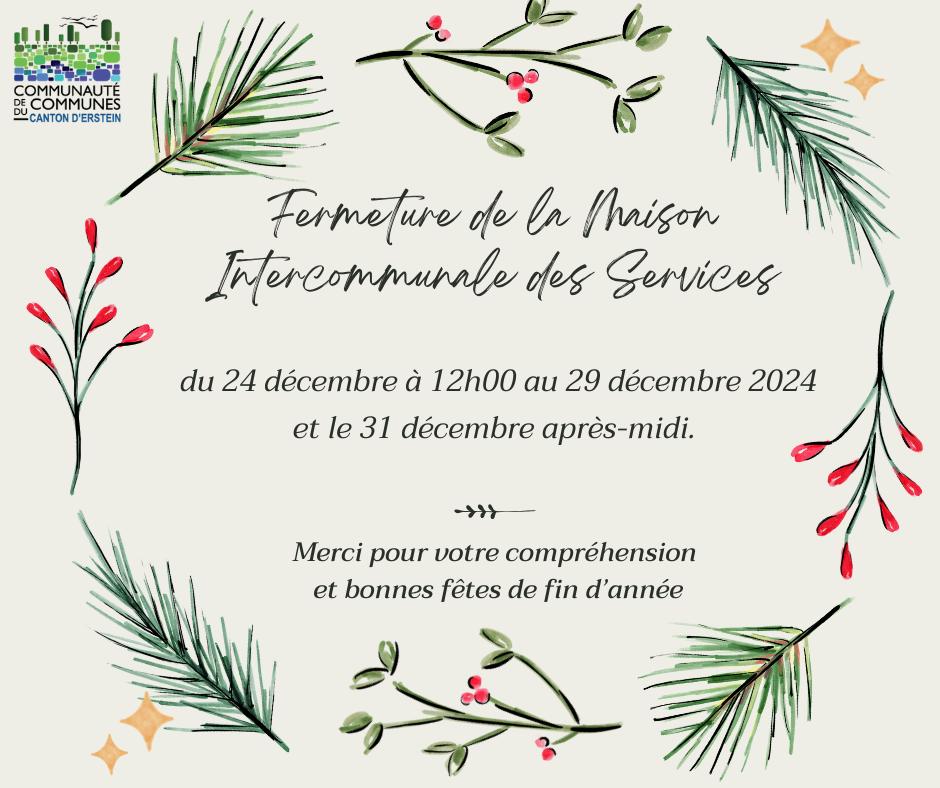 Fermeture de la Maison Intercommunale des Services 2